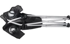 Basic Nature Travelchair Komfort Faltstuhl Schwarz