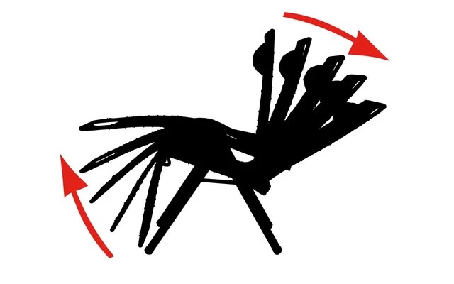 Crespo AA-234 Air Elite Sonnenliege 1 Crespo AA-234 Air Elite Sonnenliege